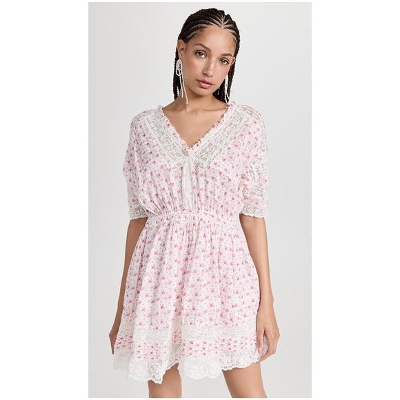 LoveShackFancy Dresses & Skirts - LOVESHACKFANCY Newton Dress in Poppy Pink Size Large